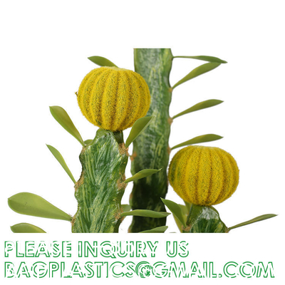 Artificial Succulent Plants - Realistic Artificial Flowering Cactus, Fake Succulent Plant Decor for Home Office