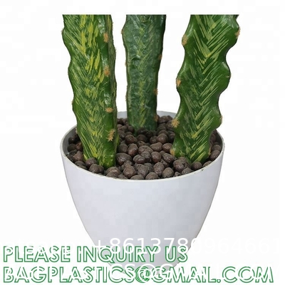 Artificial Succulent Plants - Realistic Artificial Flowering Cactus, Fake Succulent Plant Decor for Home Office