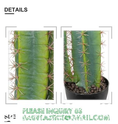 Artificial Succulent Plants - Realistic Artificial Flowering Cactus, Fake Succulent Plant Decor for Home Office