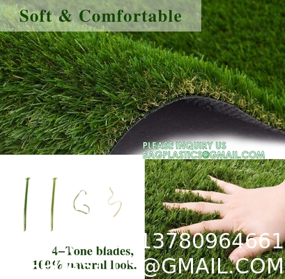 Garden Landscape Decor Plastic Carpet Mat Lawn Artificial Turf Synthetic Grass, Gym Patio Balcony Playground Backyard