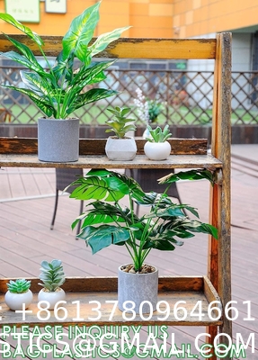 Fake Plants 16" Faux Plants Artificial Potted Plants Indoor for Home Office Farmhouse Kitchen Bathroom Table Shelf