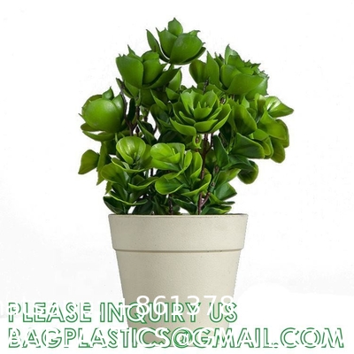 Fake Plants 16" Faux Plants Artificial Potted Plants Indoor for Home Office Farmhouse Kitchen Bathroom Table Shelf