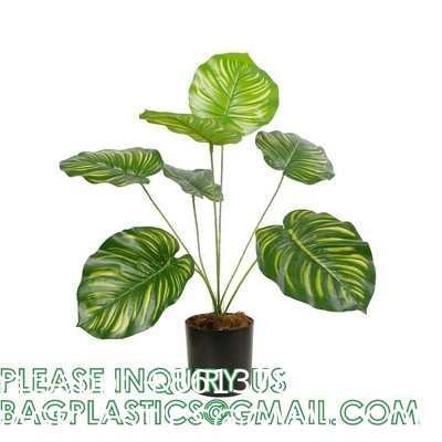 Fake Plants 16" Faux Plants Artificial Potted Plants Indoor for Home Office Farmhouse Kitchen Bathroom Table Shelf