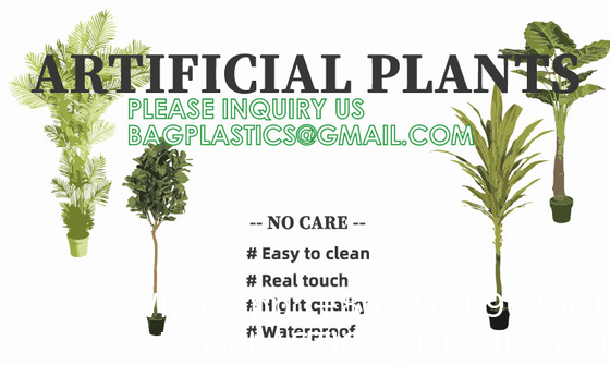 Fake Plants 16" Faux Plants Artificial Potted Plants Indoor for Home Office Farmhouse Kitchen Bathroom Table Shelf