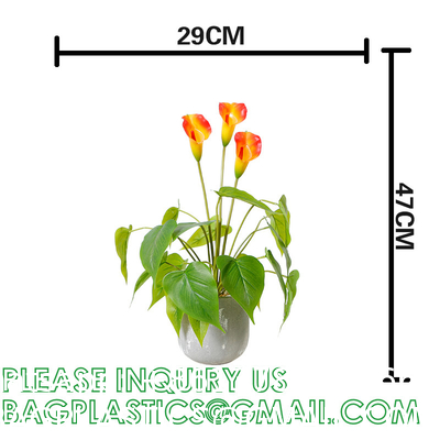 Fake Plants 16" Faux Plants Artificial Potted Plants Indoor for Home Office Farmhouse Kitchen Bathroom Table Shelf