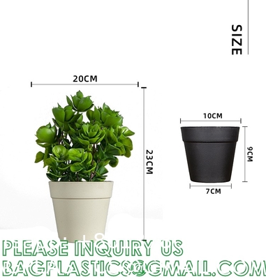 Fake Plants 16" Faux Plants Artificial Potted Plants Indoor for Home Office Farmhouse Kitchen Bathroom Table Shelf