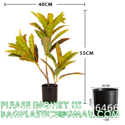 Fake Plants 16" Faux Plants Artificial Potted Plants Indoor for Home Office Farmhouse Kitchen Bathroom Table Shelf