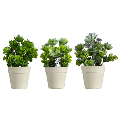 Fake Plants 16" Faux Plants Artificial Potted Plants Indoor for Home Office Farmhouse Kitchen Bathroom Table Shelf