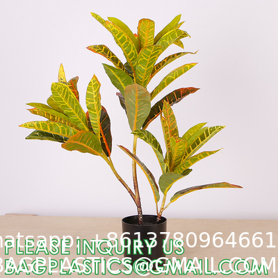 Fake Plants 16" Faux Plants Artificial Potted Plants Indoor for Home Office Farmhouse Kitchen Bathroom Table Shelf