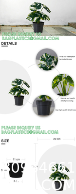 Fake Plants 16" Faux Plants Artificial Potted Plants Indoor for Home Office Farmhouse Kitchen Bathroom Table Shelf
