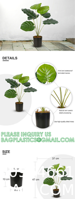 Fake Plants 16" Faux Plants Artificial Potted Plants Indoor for Home Office Farmhouse Kitchen Bathroom Table Shelf