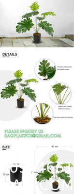 Fake Plants 16" Faux Plants Artificial Potted Plants Indoor for Home Office Farmhouse Kitchen Bathroom Table Shelf