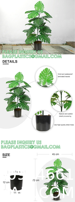 Fake Plants 16" Faux Plants Artificial Potted Plants Indoor for Home Office Farmhouse Kitchen Bathroom Table Shelf