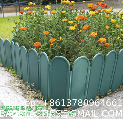 Metal Fence, Plastic Fence, Wooden Fence, Lawn Edging Border Outdoor Garden Fence Panels Decorative Plastic Fencing