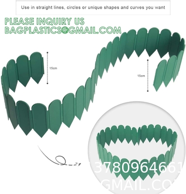 Metal Fence, Plastic Fence, Wooden Fence, Lawn Edging Border Outdoor Garden Fence Panels Decorative Plastic Fencing