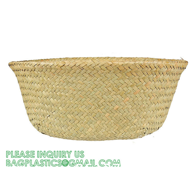 Home Decoration Basket For Plants Cotton Rope Woven Rattan Flower Pots Planter Cotton Rope Woven Rattan Flower Pots