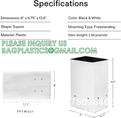 Nursery Growing Bags Large, 7.8x8.6 inches Biodegradable Fabric Seedling Grow Bag, Seed Starting Pots Pouches