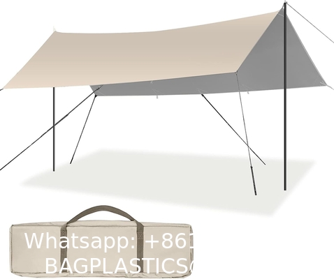 Canopy Tent 10x10, Portable Outdoor Canopy Tent for Parties, Super Large Area Silver Layer Sunshade Wear-Resistant