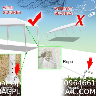 Canopy Tent 10x10, Portable Outdoor Canopy Tent for Parties, Super Large Area Silver Layer Sunshade Wear-Resistant