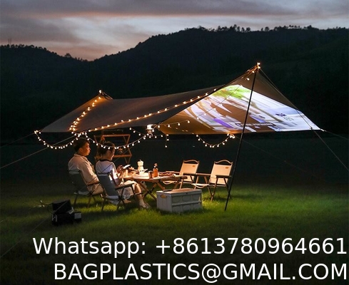 Canopy Tent 10x10, Portable Outdoor Canopy Tent for Parties, Super Large Area Silver Layer Sunshade Wear-Resistant