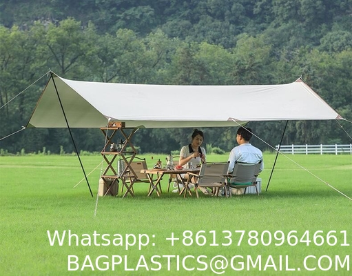 Canopy Tent 10x10, Portable Outdoor Canopy Tent for Parties, Super Large Area Silver Layer Sunshade Wear-Resistant