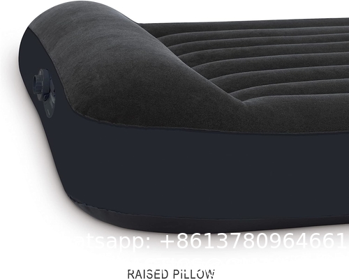 Outdoor Folding Household Air Mattress, Fiber-Tech Queen Size 10in Bed Height 600lb Weight Capacity – Pump Sold