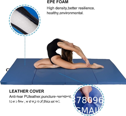 Folding Rubber EVA Mat, EPE Foam, Thick Folding Gymnastics Exercise Mat Aerobics Stretching Yoga Mats