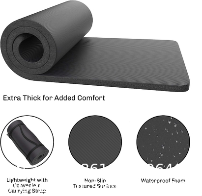 Foam Sleeping Pad - Lightweight 0.5-Inch-Thick Waterproof Camping Mat with Carrying Handle for Cots, Tents, Hiking