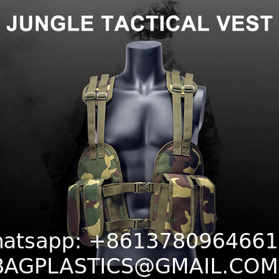 Custom Wholesale High Quality Jungle Tactical Training Breathable Nylon Fully Detachable Vest