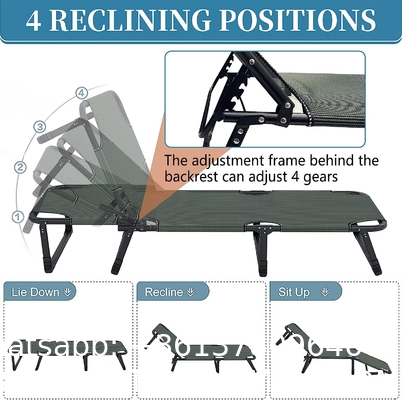 Oversized Portable Foldable Outdoor Bed for Adults Kids, Heavy Duty Cot Traveling Gear Supplier, Office Nap, Beach