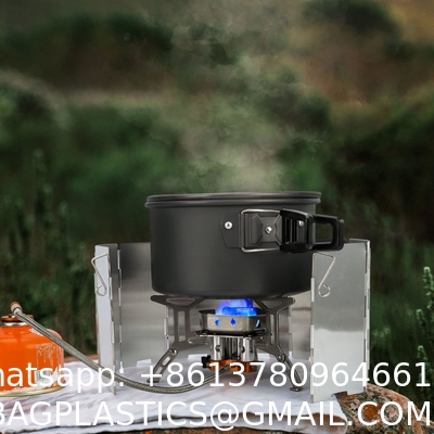6800W Windproof Camp Stove Camping Gas Stove with Fuel Canister Adapter, Piezo Ignition, Carry Case, Portable