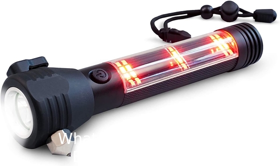 Solar Power Flashlight, Ultra Bright Flashlight, High Lumens, USB Rechargeable, 5 Modes for Outdoor, Camping