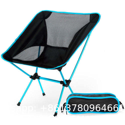 Oxford Quick Open Fishing Camping Folding Moon Chair, Mini Folding Camping Chair For Fishing