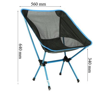 Oxford Quick Open Fishing Camping Folding Moon Chair, Mini Folding Camping Chair For Fishing