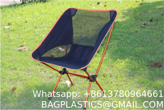 Oxford Quick Open Fishing Camping Folding Moon Chair, Mini Folding Camping Chair For Fishing