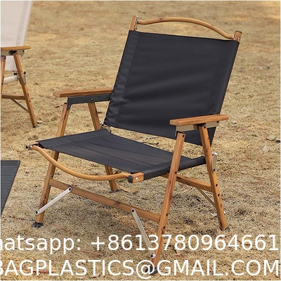 Kermit Chair Foldable Portable Ultra-Light Metal Chair, Portable Wood Beach Chairs, Outdoor Folding Chair