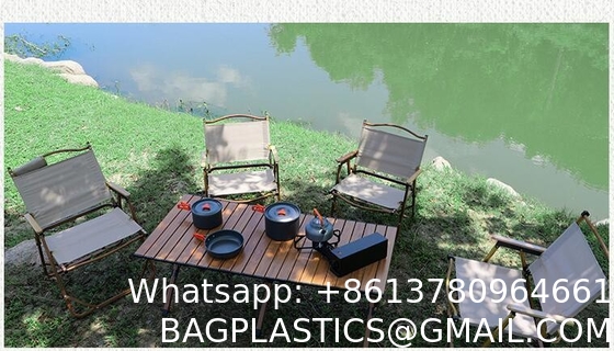 Kermit Chair Foldable Portable Ultra-Light Metal Chair, Portable Wood Beach Chairs, Outdoor Folding Chair