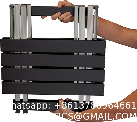 Roll-up Table, folding Plastic Wooden Design Coffee Lounge Patio Portable Foldable Plastic Garden Table Set