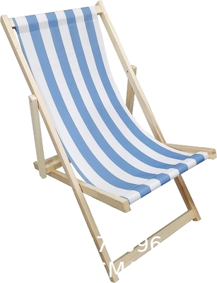 Patio Sling Chairs Outdoor Portable Folding Adjustable Beach Chairs Polyester Fabric Aluminum Chair Set Cushion