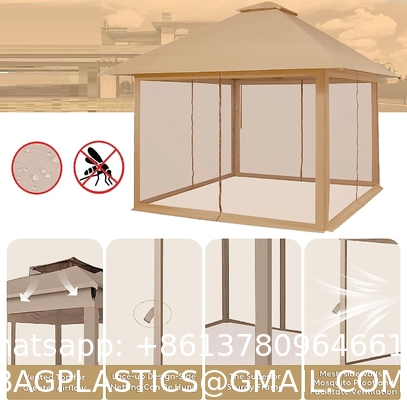 Pop Up Gazebo Mosquito Nettings, Outdoor Canopy Shelter Garden Lawn Backyard, Patio Cover Outdoor Gazebo Pergol