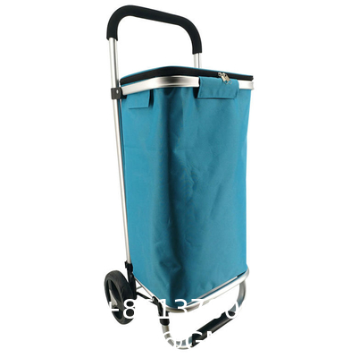 Handle Cover Wash Collapsible Swivel Wheels Supermarket Shopping Trolleys Carts Portable Folding With Cooler