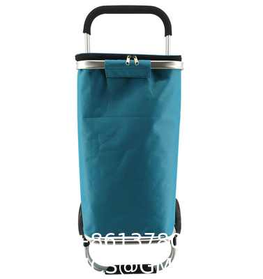 Handle Cover Wash Collapsible Swivel Wheels Supermarket Shopping Trolleys Carts Portable Folding With Cooler