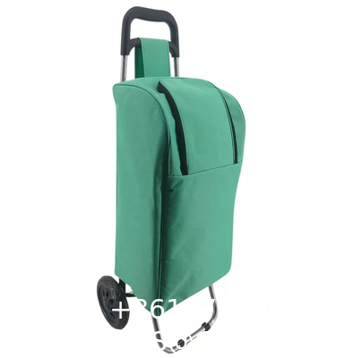 Handle Cover Wash Collapsible Swivel Wheels Supermarket Shopping Trolleys Carts Portable Folding With Cooler