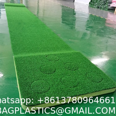 12 Holes Golf Putting Green Game Mat For Home Office Foam Base Golf Putting Mat Indoor 2 Putters And 2 Golf Bal