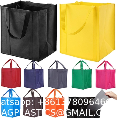Reusable Grocery Bags，Large Washable Foldable Shopping Bags，Heavy Duty Tote Bags With Reinforced Handles
