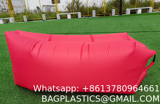 Inflatable Lounger Air Sofa Hammock Portable: Waterproof Anti Air Leaking Design - Pillow Shape The Top