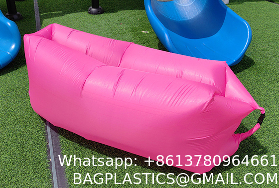 Inflatable Lounger Air Sofa Hammock Portable: Waterproof Anti Air Leaking Design - Pillow Shape The Top