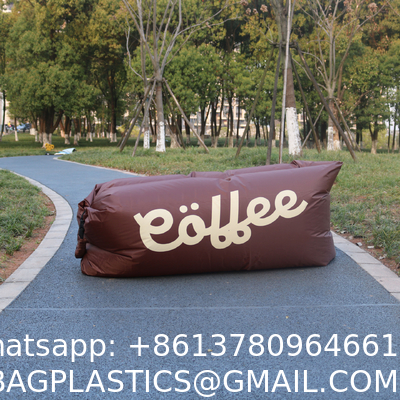 Inflatable Lounger Air Sofa Hammock Portable: Waterproof Anti Air Leaking Design - Pillow Shape The Top