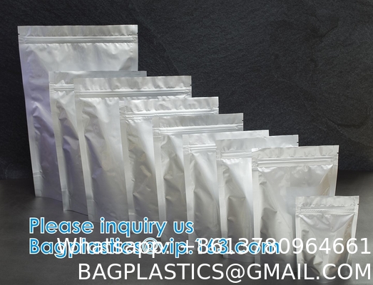 Ziplock And Heat Sealable Bags - Stand Up Food Storage Pouches - Safe Waterproof Packaging Barrier