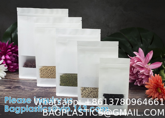 Ziplock And Heat Sealable Bags - Stand Up Food Storage Pouches - Safe Waterproof Packaging Barrier